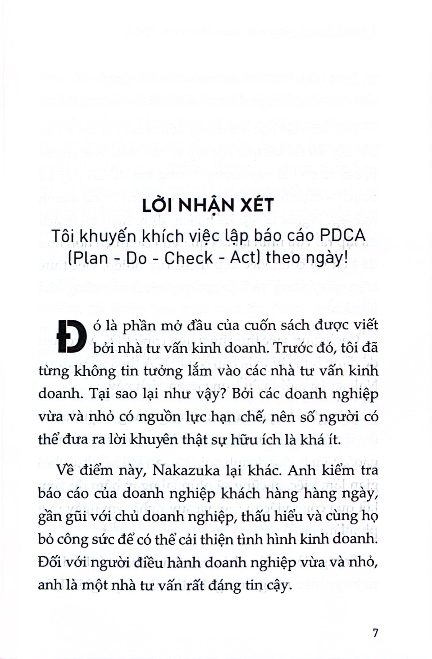 lập kế hoạch công việc chu trình pdca