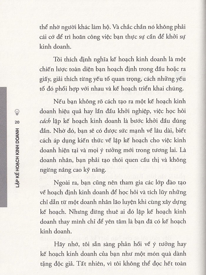 lập kế hoạch kinh doanh cho người mới bắt đầu