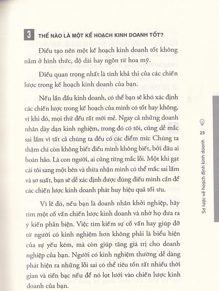 lập kế hoạch kinh doanh cho người mới bắt đầu