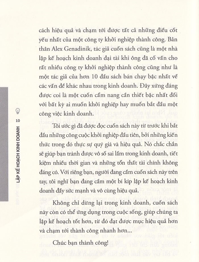 lập kế hoạch kinh doanh cho người mới bắt đầu