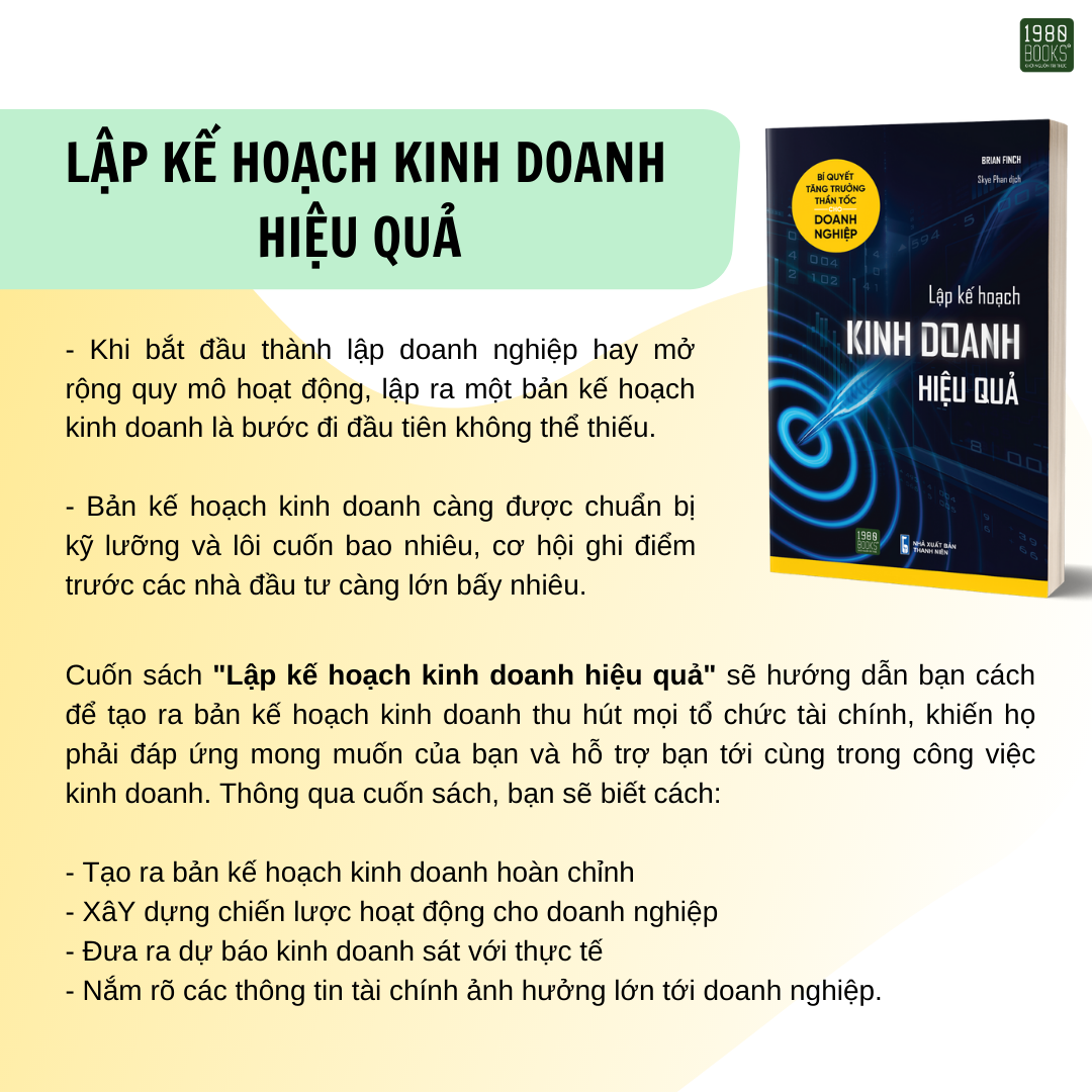 lập kế hoạch kinh doanh hiệu quả