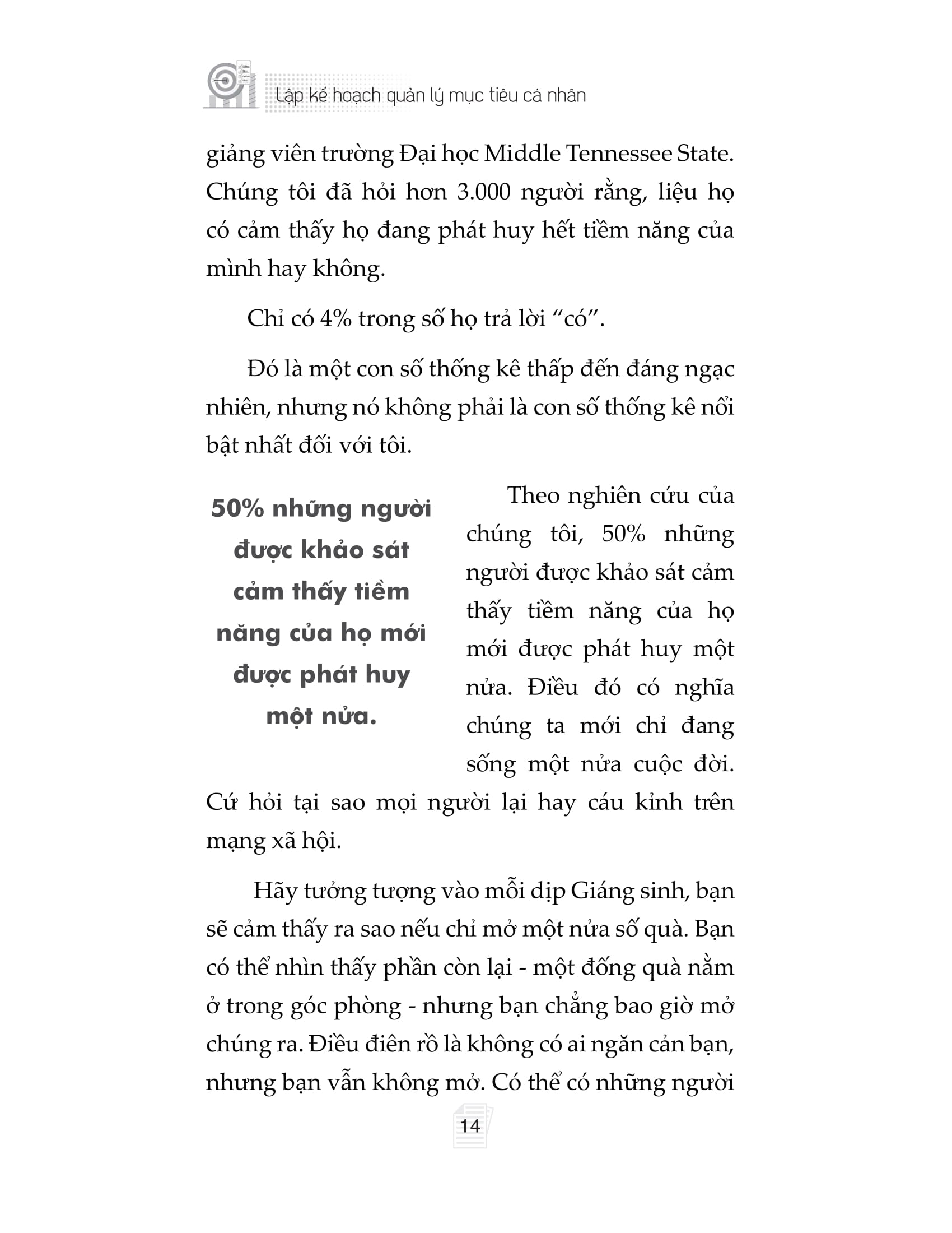 lập kế hoạch quản lý mục tiêu cá nhân