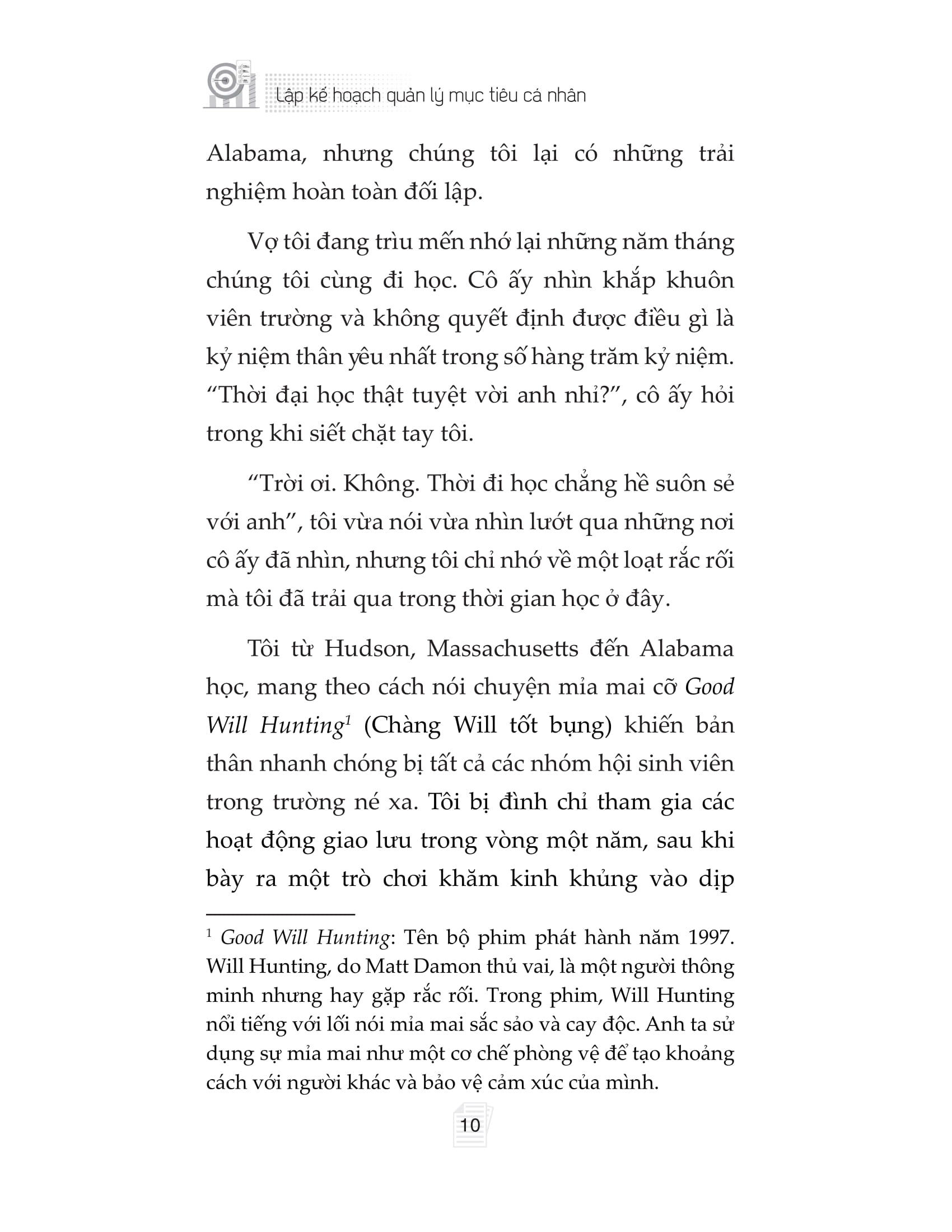 lập kế hoạch quản lý mục tiêu cá nhân