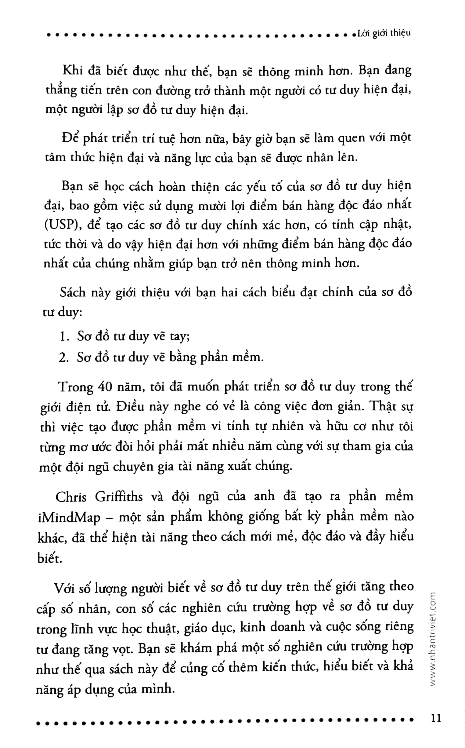 lập sơ đồ tư duy hiện đại