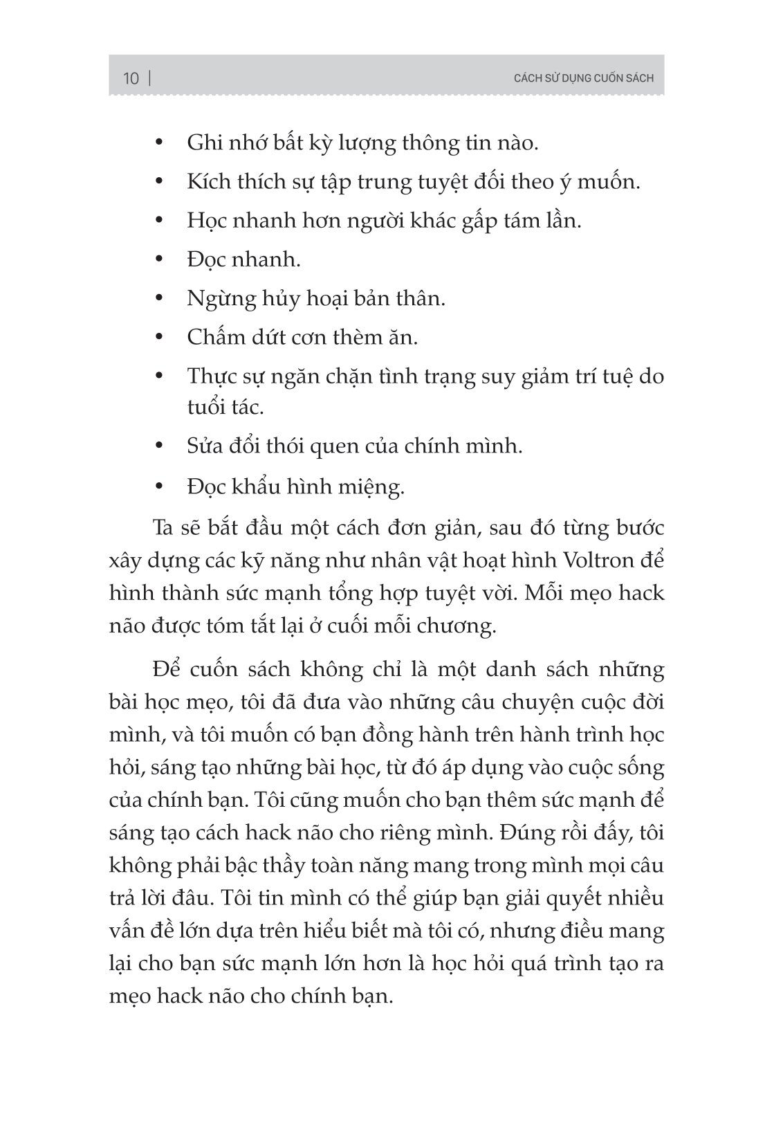 lập trình não bộ - làm chủ trí nhớ, sự tập trung, cảm xúc và giải phóng thiên tài bên trong bạn