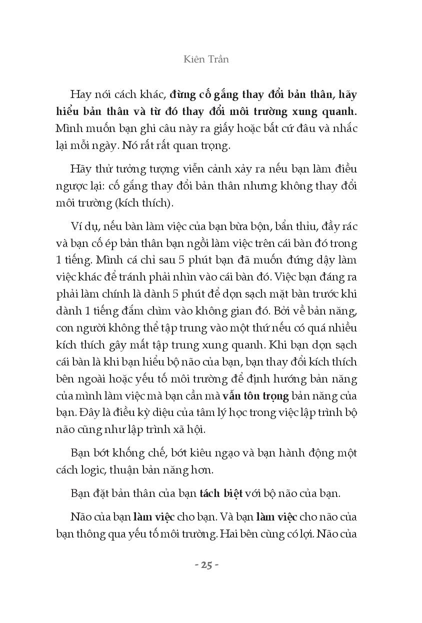 lập trình quỹ đạo cuộc đời