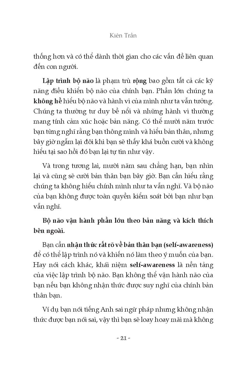 lập trình quỹ đạo cuộc đời