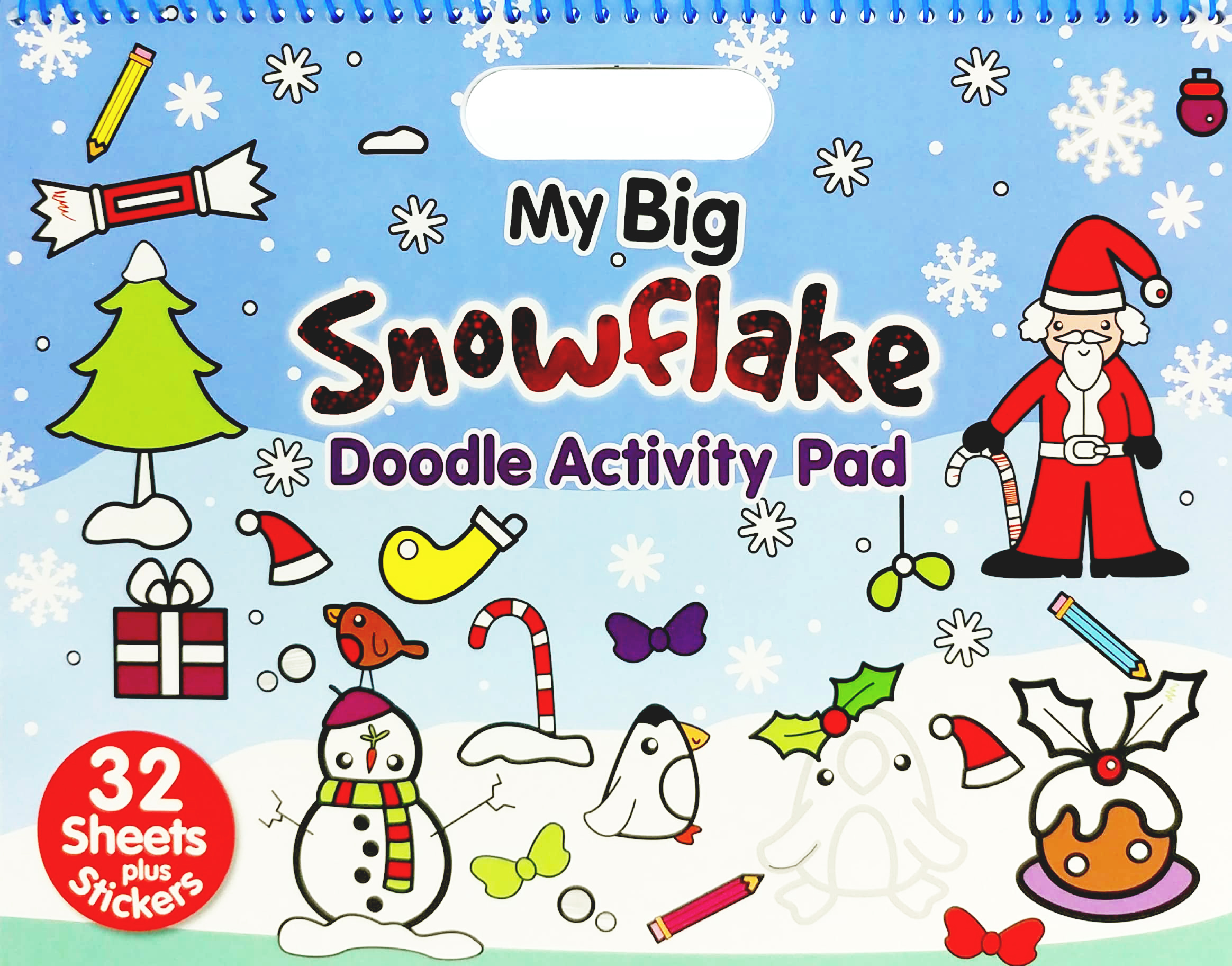 large doodle book - my big snowflake