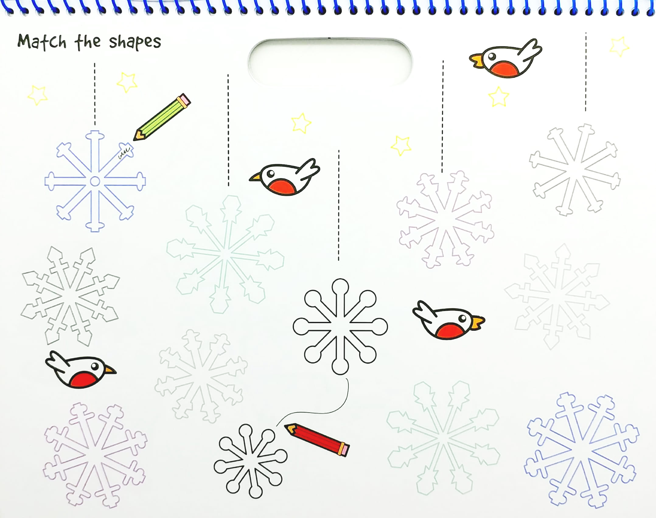 large doodle book - my big snowflake