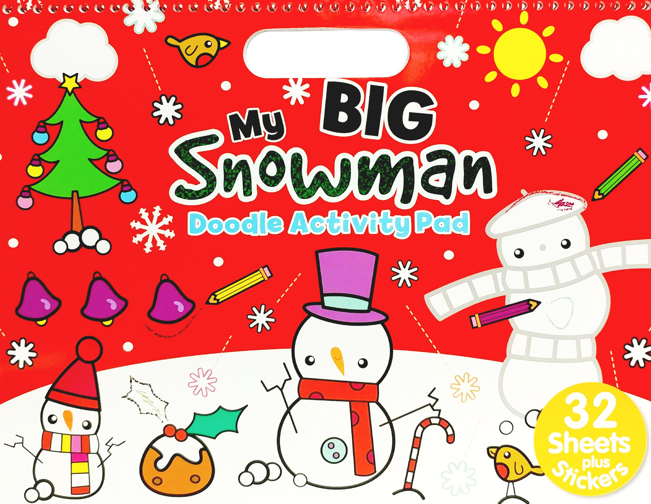 large doodle book - my big snowman