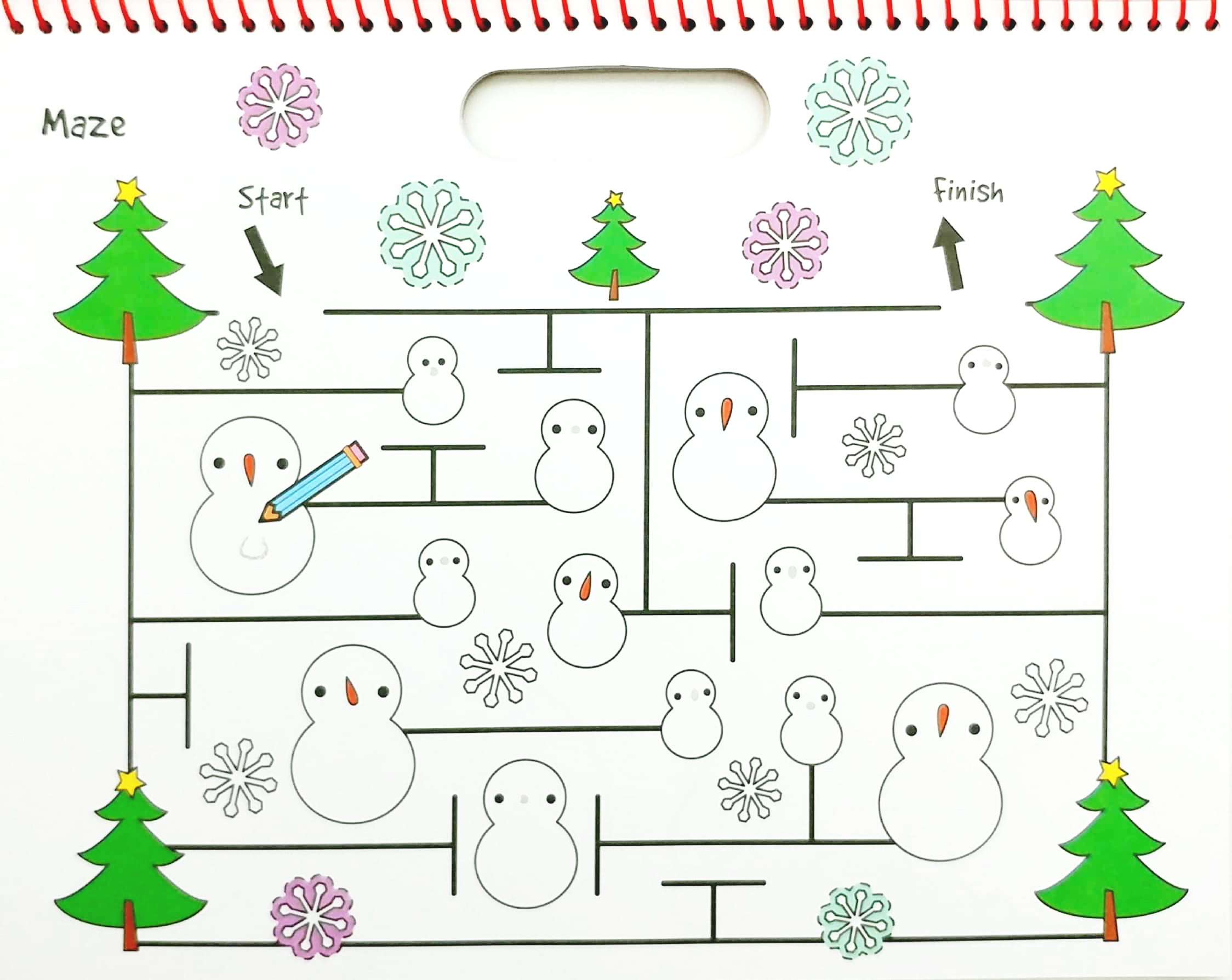 large doodle book - my big snowman