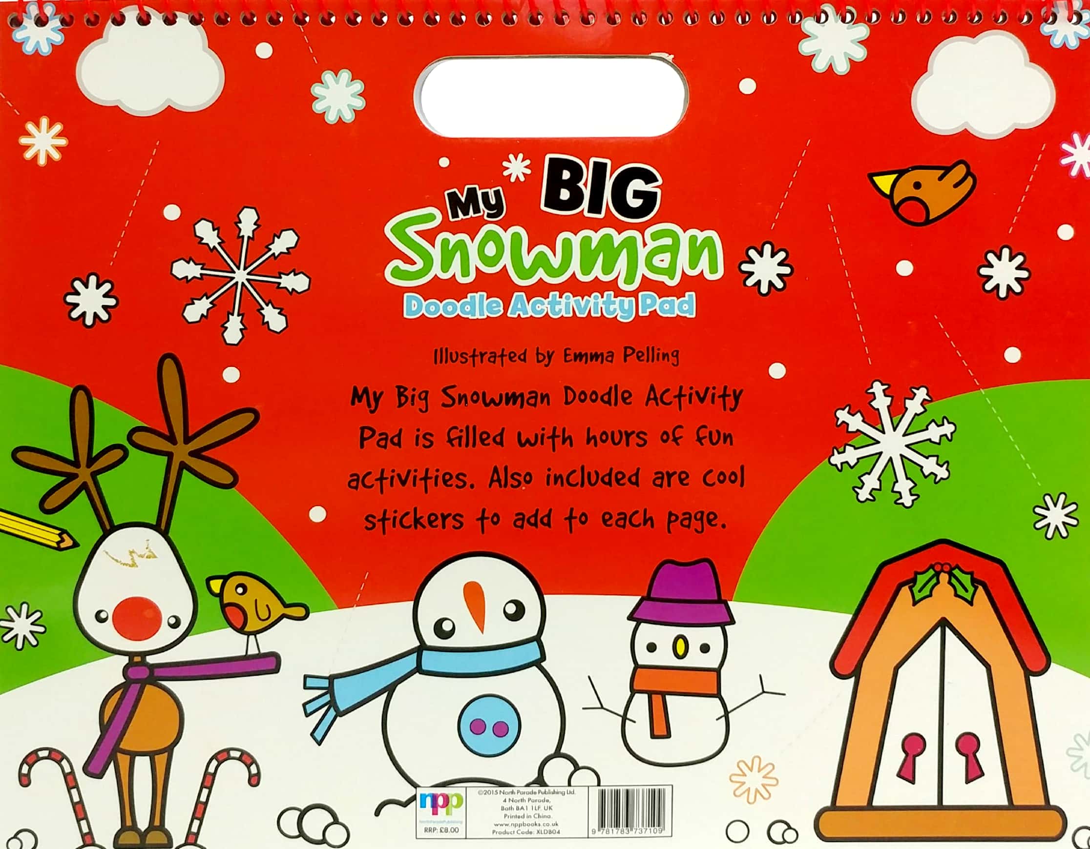 large doodle book - my big snowman