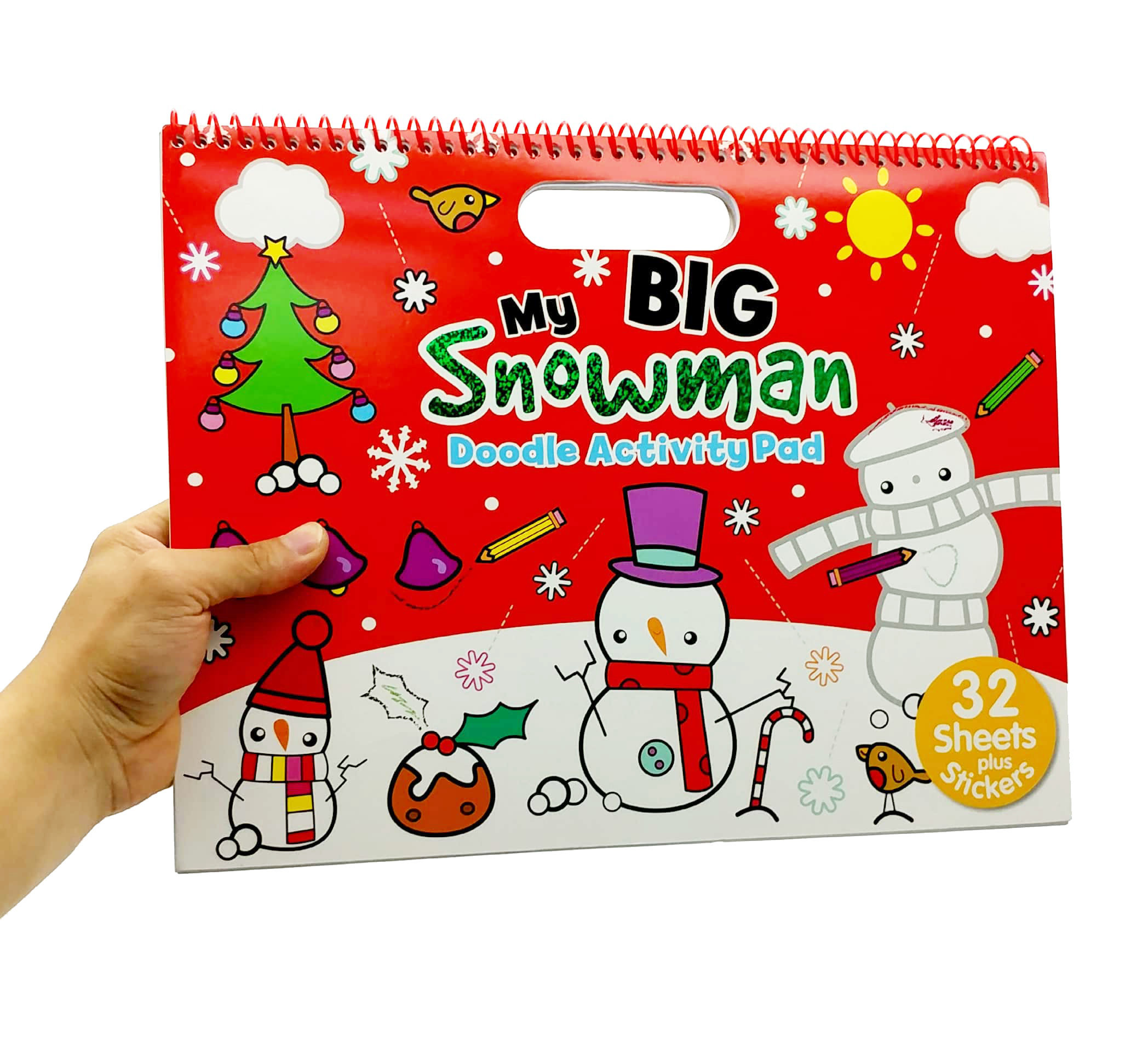 large doodle book - my big snowman