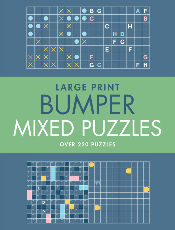 large print bumper puzzle book - mixed puzzles