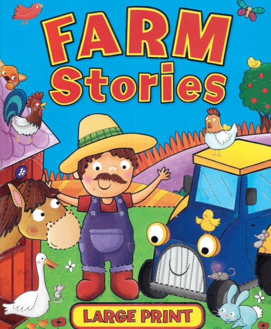 large print farm stories