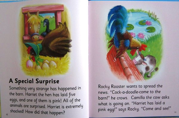 large print farm stories