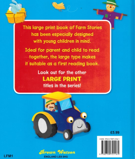 large print farm stories
