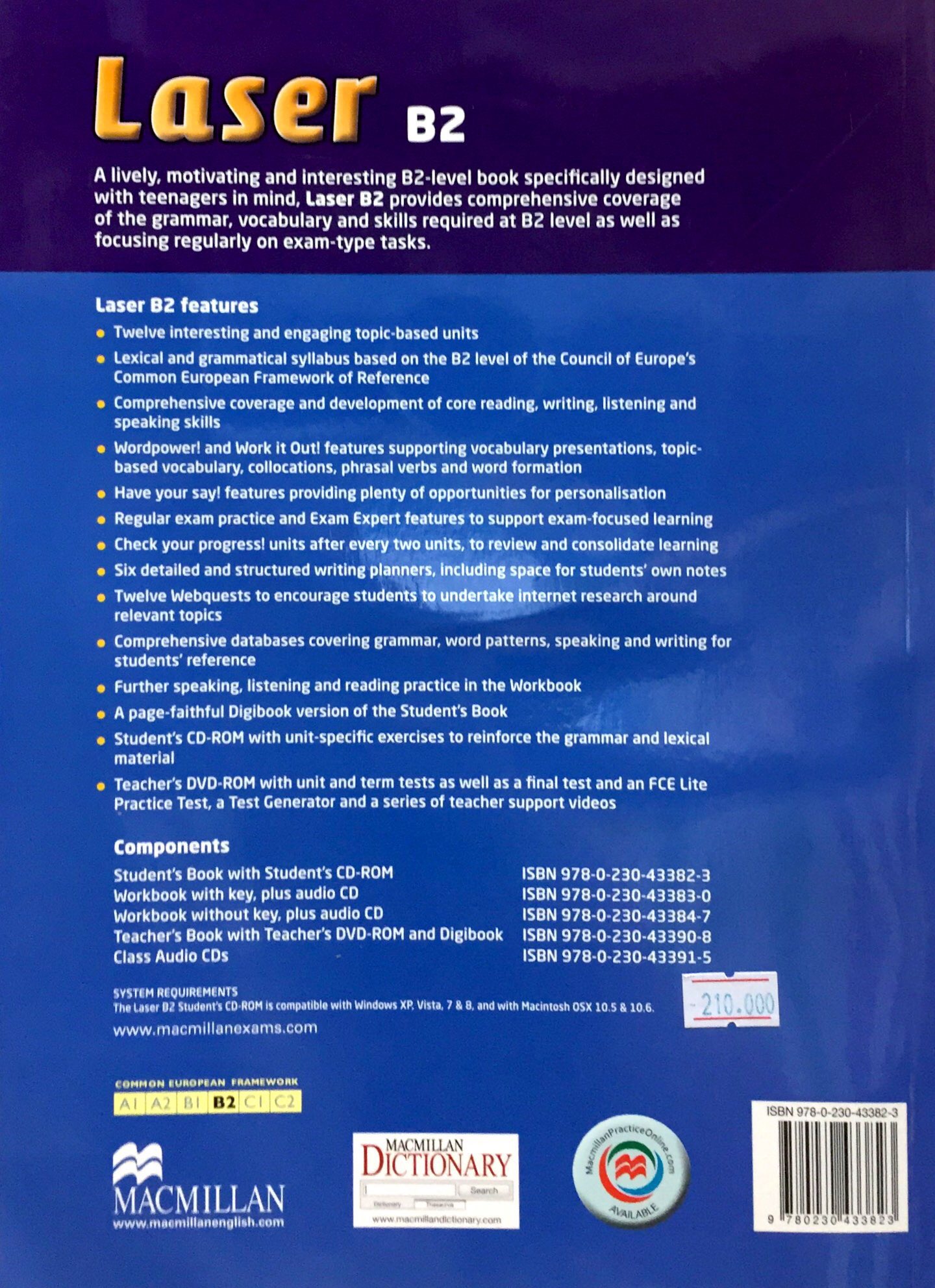 laser student's book + cd-rom pack level b2