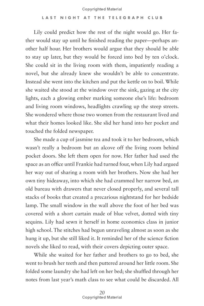 last night at the telegraph club