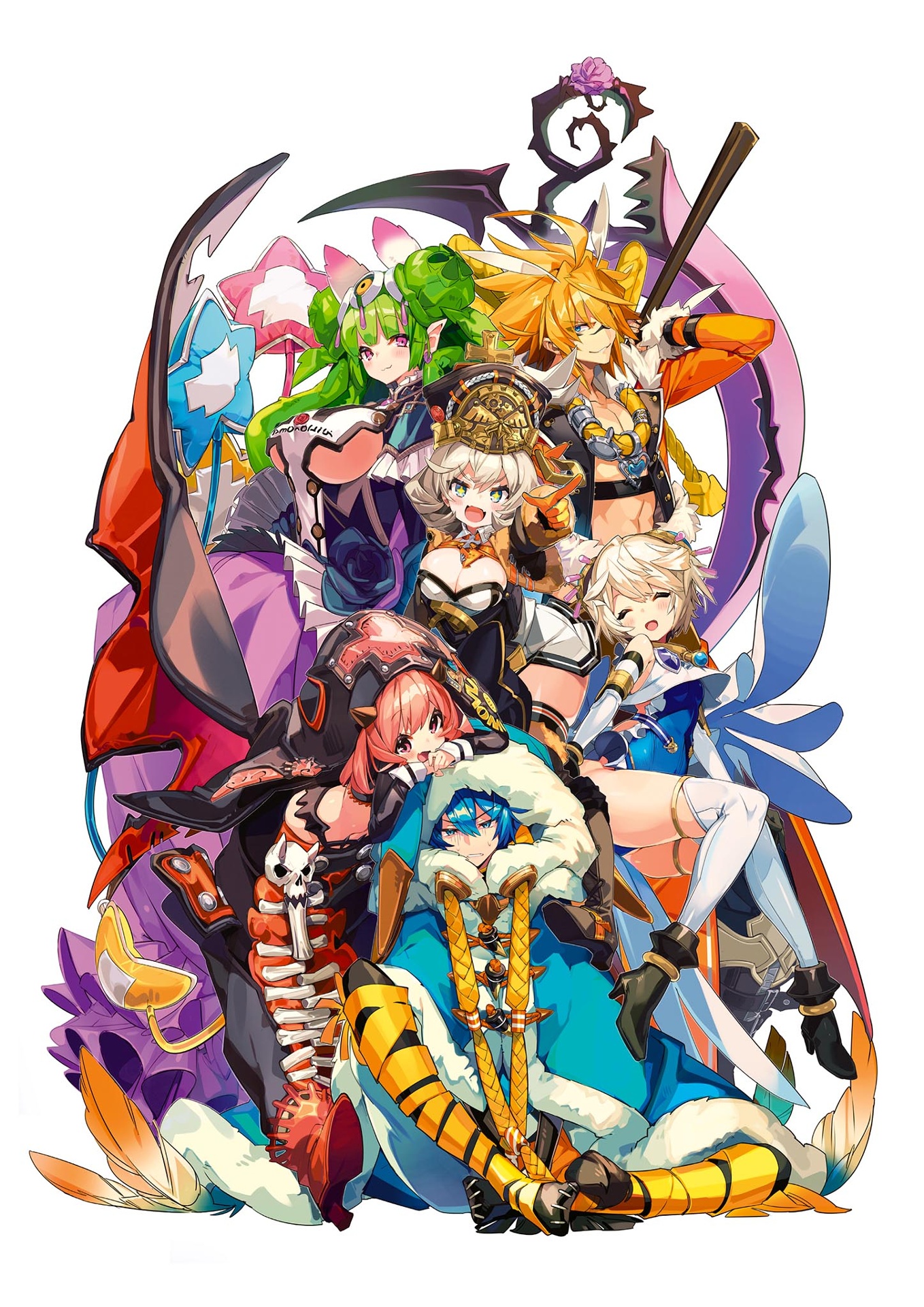 last period official character art works 2