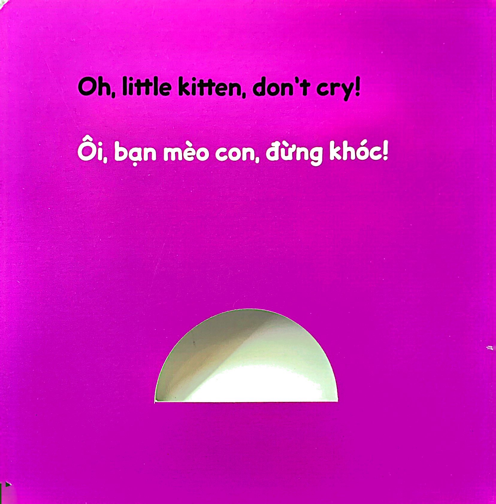 lật giở song ngữ - đừng khóc nhé - bìa cứng