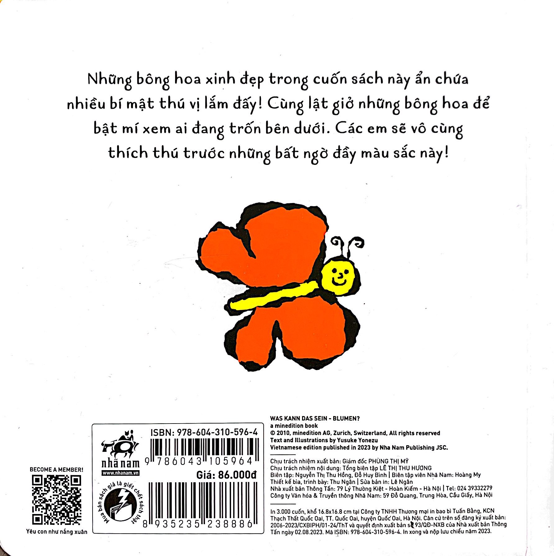 lật giở song ngữ - hoa gì thế - bìa cứng