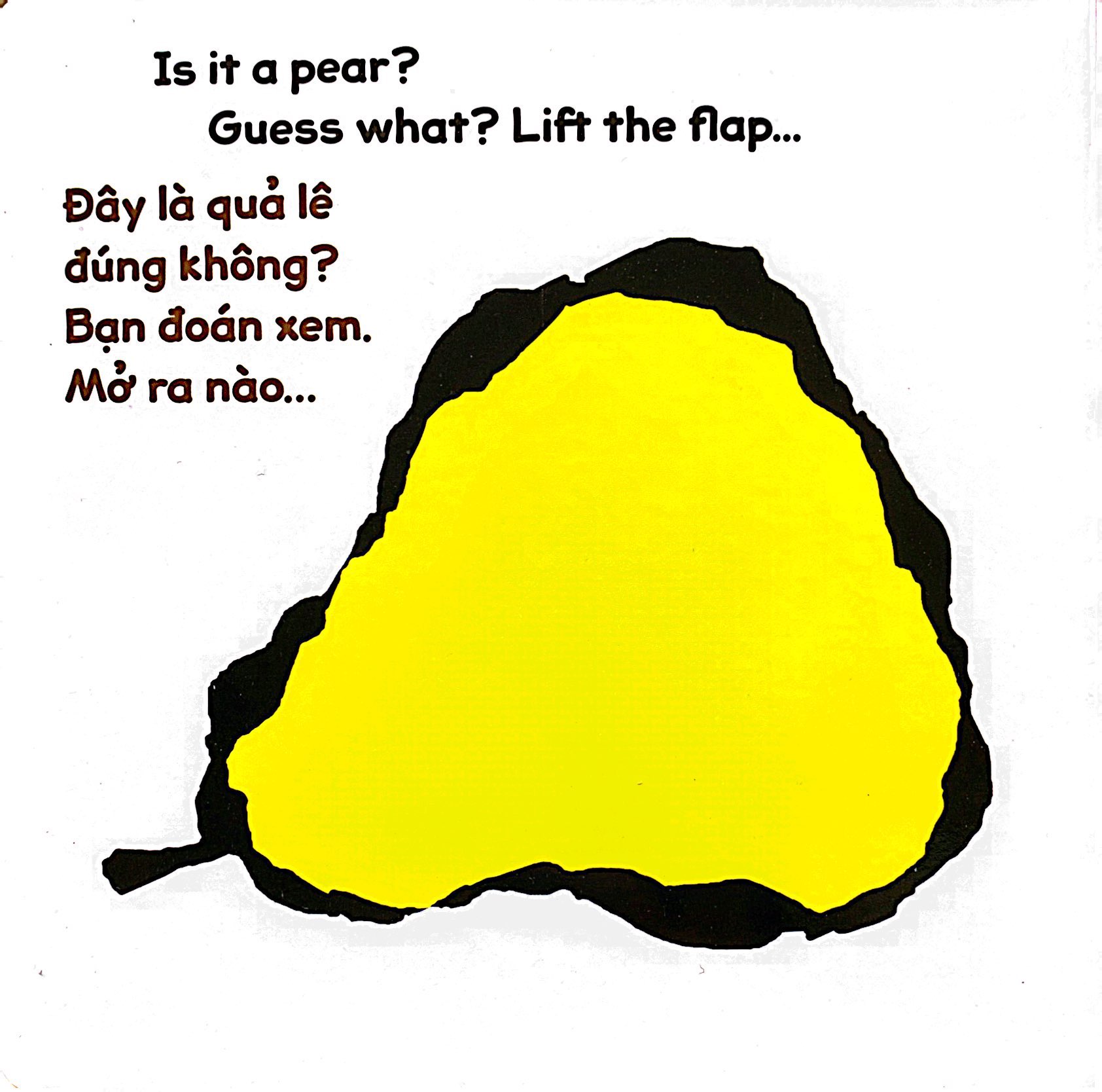 lật giở song ngữ - quả gì đây - bìa cứng