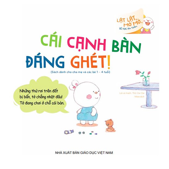 lật lật, mở mở, bé học an toàn - cái cạnh bàn đáng ghét