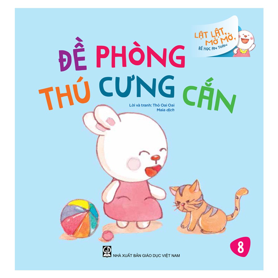 lật lật, mở mở, bé học an toàn - đề phòng thú cưng cắn