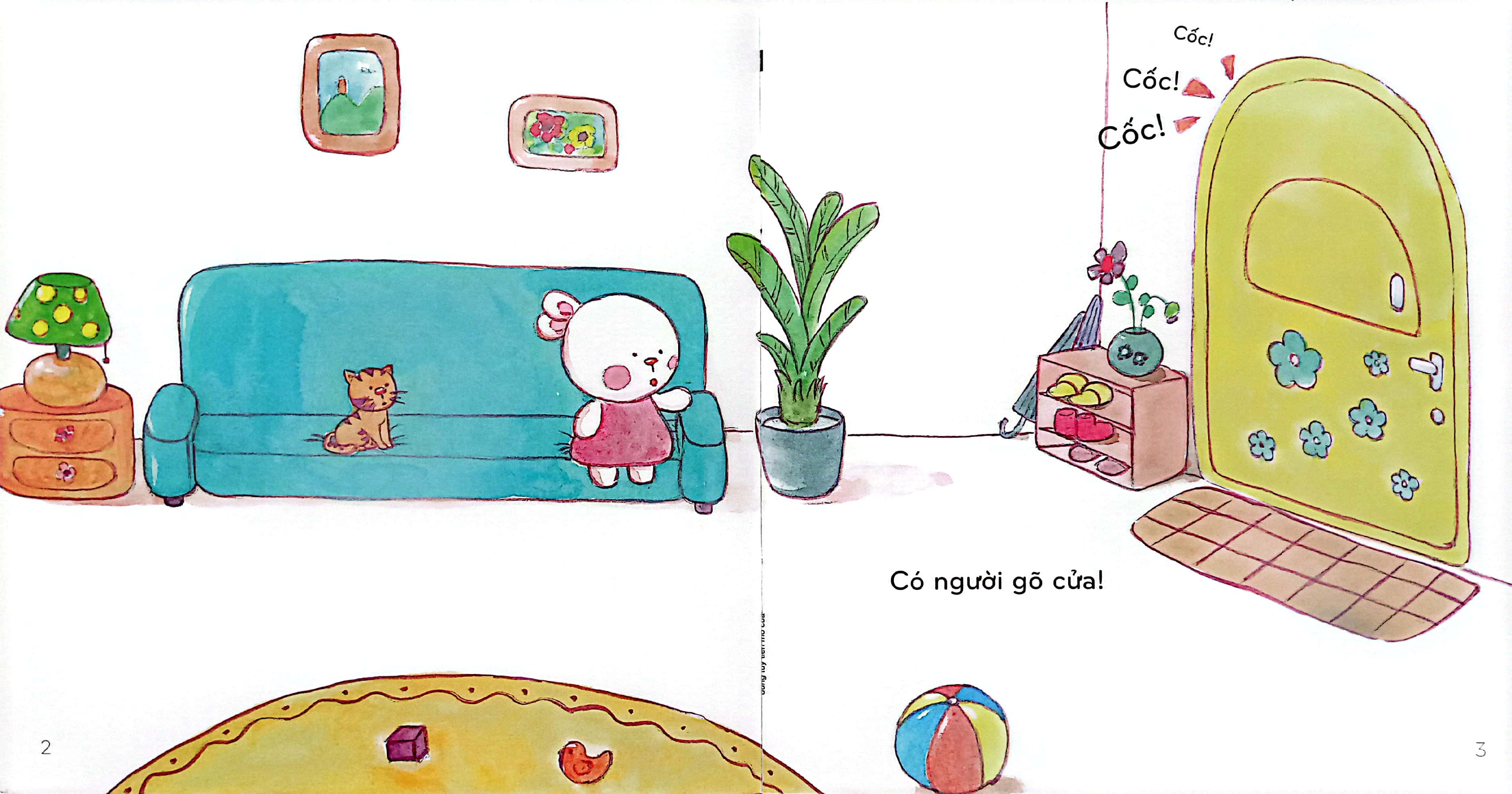 lật lật, mở mở, bé học an toàn - đừng tùy tiện mở cửa