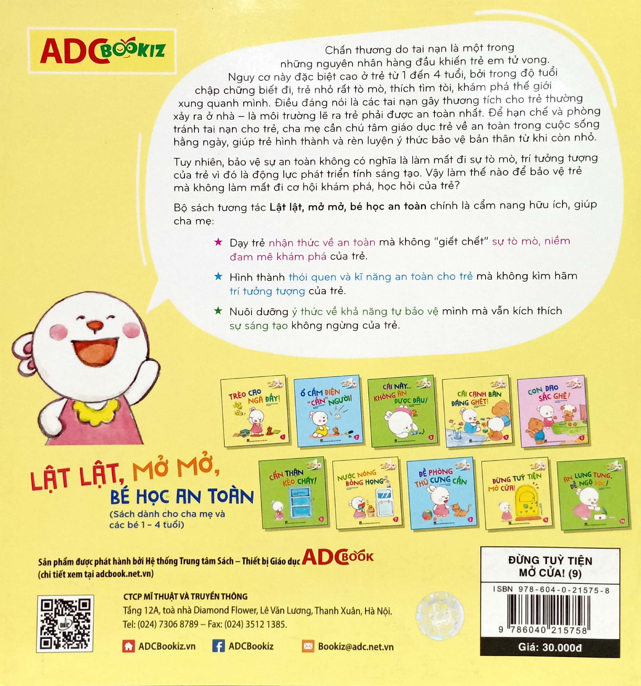 lật lật, mở mở, bé học an toàn - đừng tùy tiện mở cửa