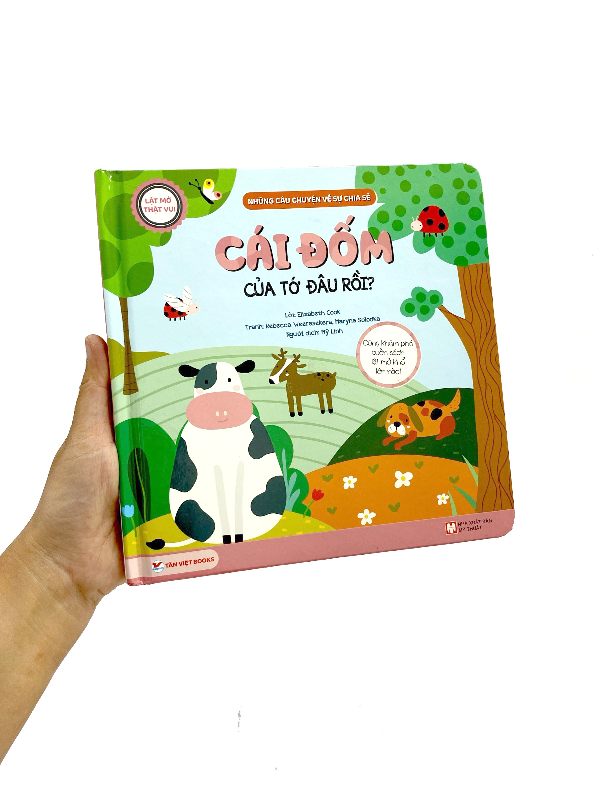 lật mở thật vui - những câu chuyện về sự chia sẻ - cái đốm của tớ đâu rồi? - bìa cứng