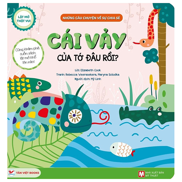 lật mở thật vui - những câu chuyện về sự chia sẻ - cái vảy của tớ đâu rồi? - bìa cứng