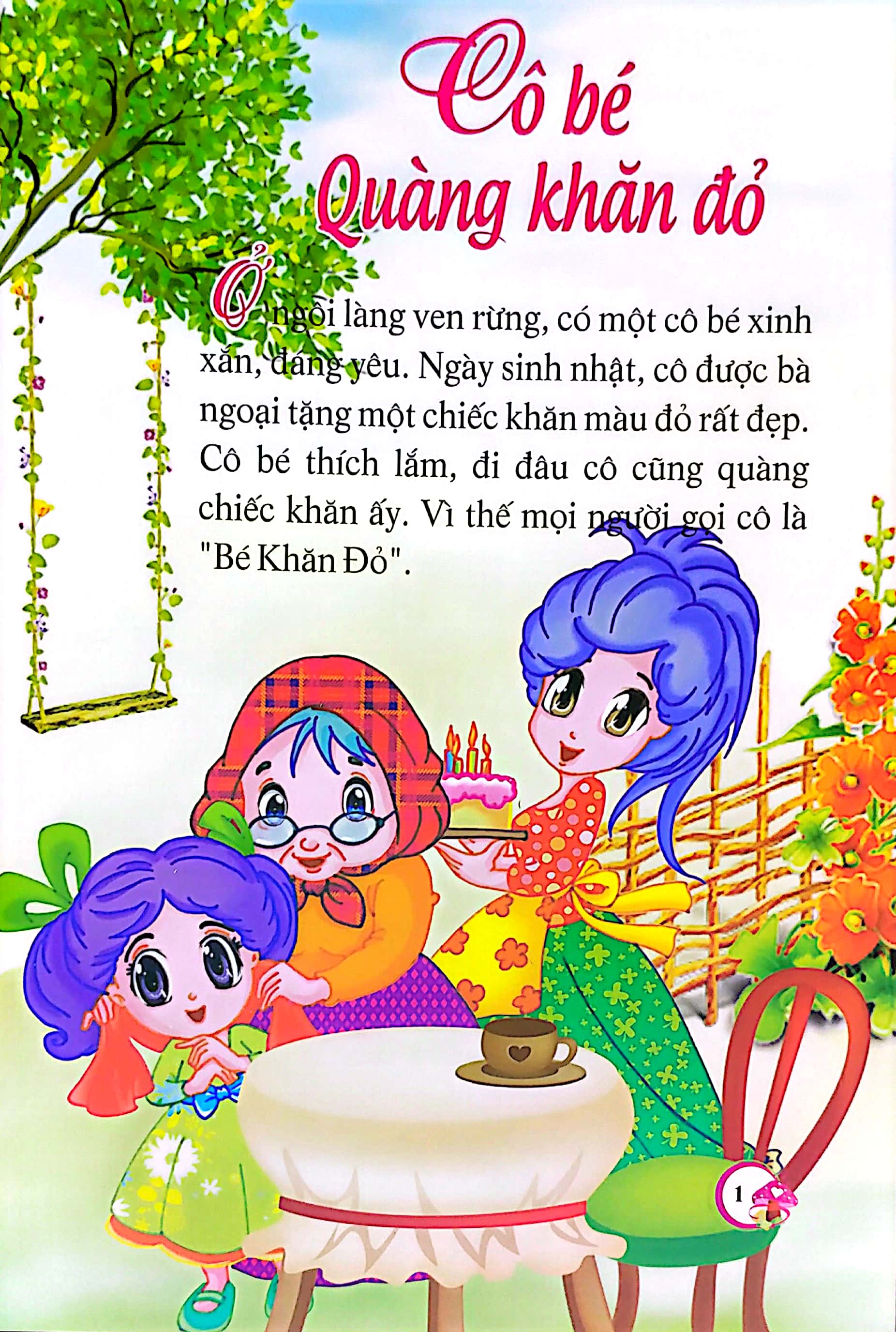 lâu đài cổ tích - cô bé quàng khăn đỏ