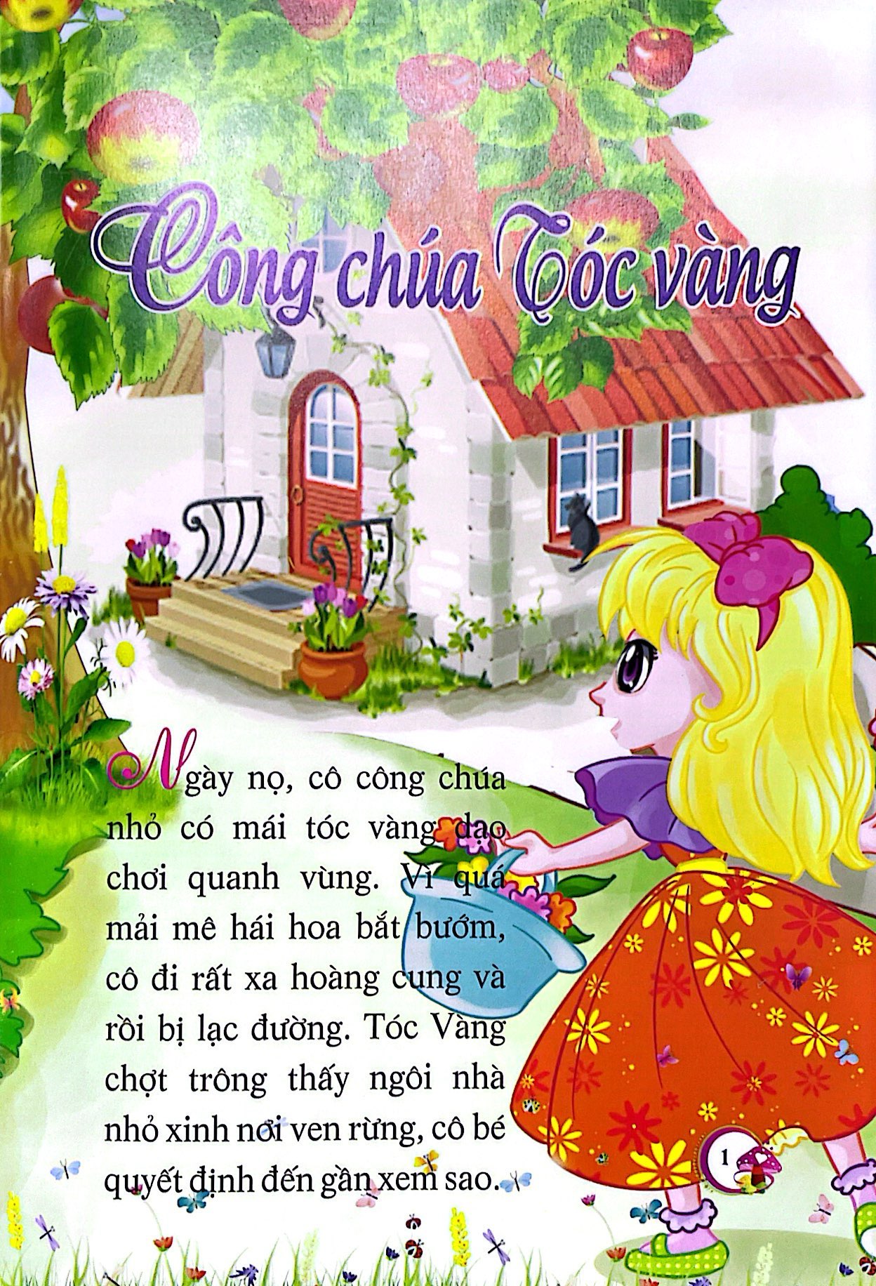 lâu đài cổ tích - công chúa tóc vàng