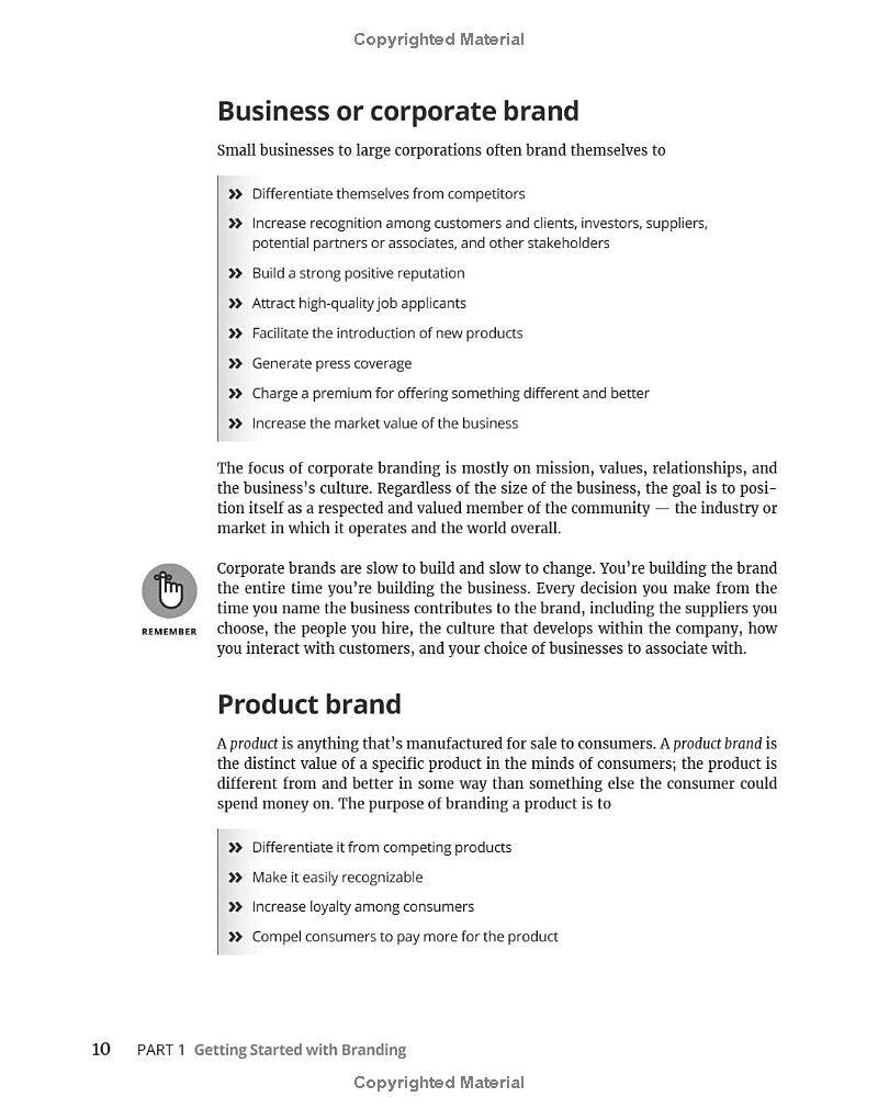 launching & building a brand for dummies