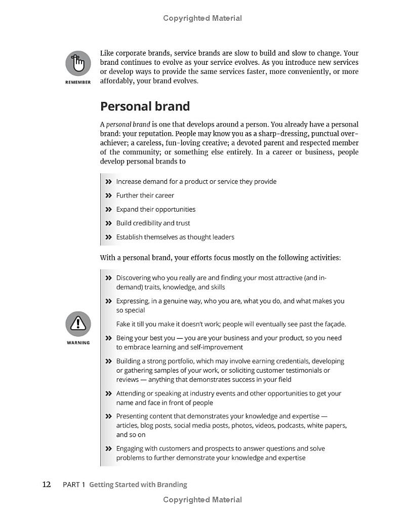 launching & building a brand for dummies