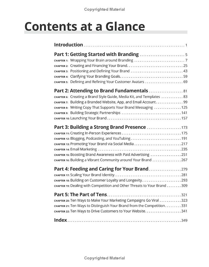 launching & building a brand for dummies