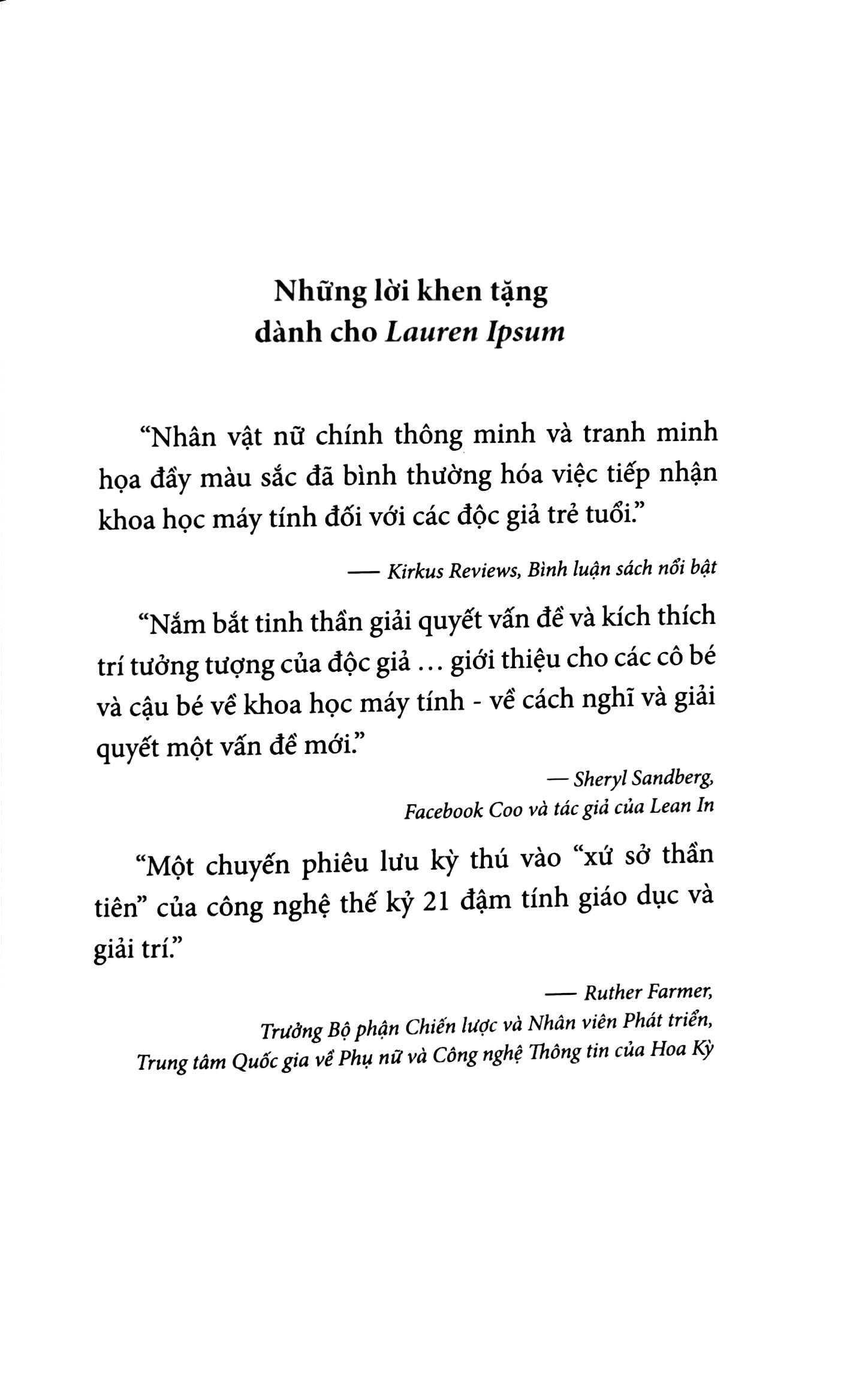 lauren ipsum và cuộc phiêu lưu tới vùng đất kỳ ảo