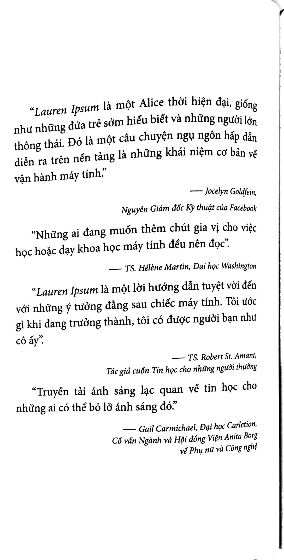 lauren ipsum và cuộc phiêu lưu tới vùng đất kỳ ảo