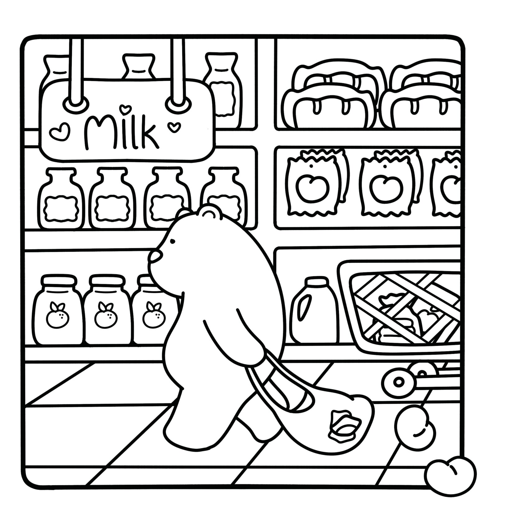 Lazy Day - Sách Tô Màu - Một Ngày Được Lười - Ảnh 6