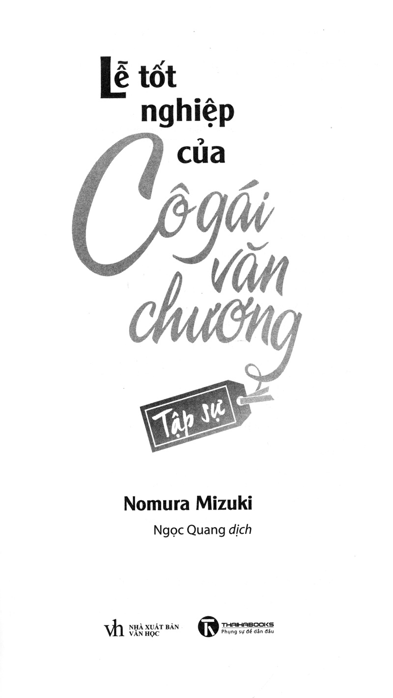 lễ tốt nghiệp của cô gái văn chương tập sự