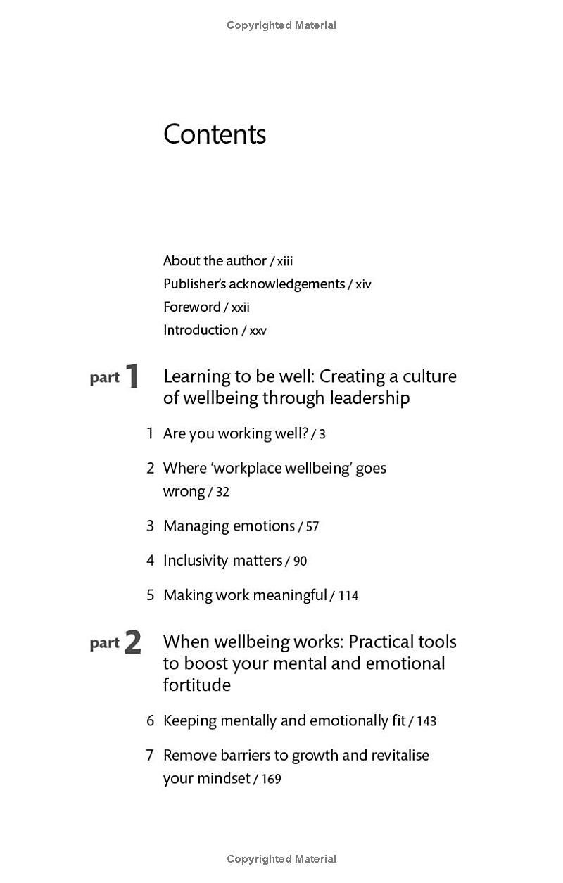 leader's guide to wellbeing
