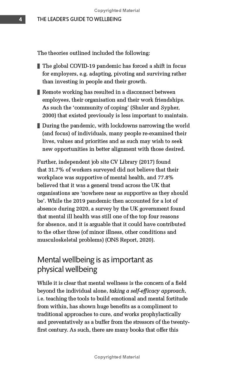 leader's guide to wellbeing