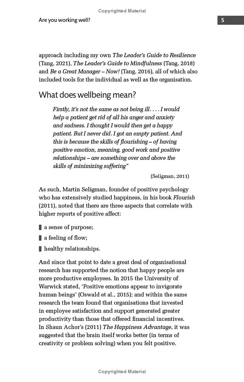 leader's guide to wellbeing