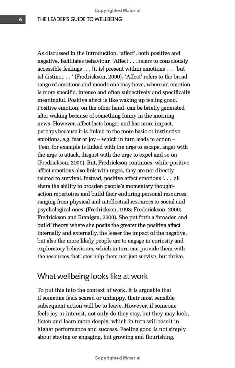 leader's guide to wellbeing