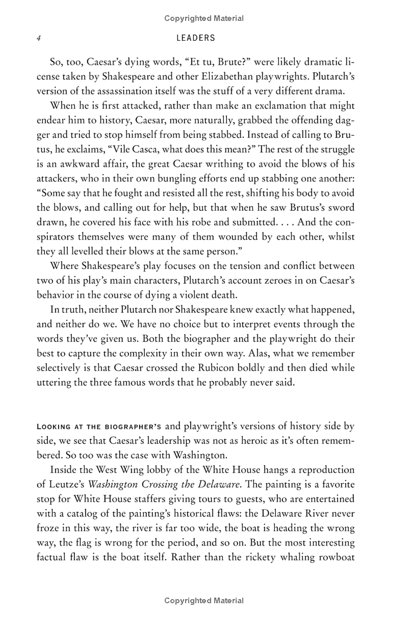 leaders: myth and reality