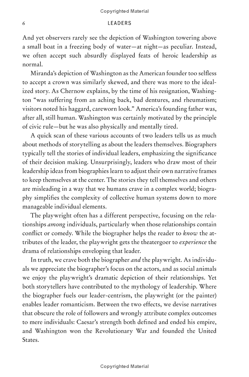 leaders: myth and reality