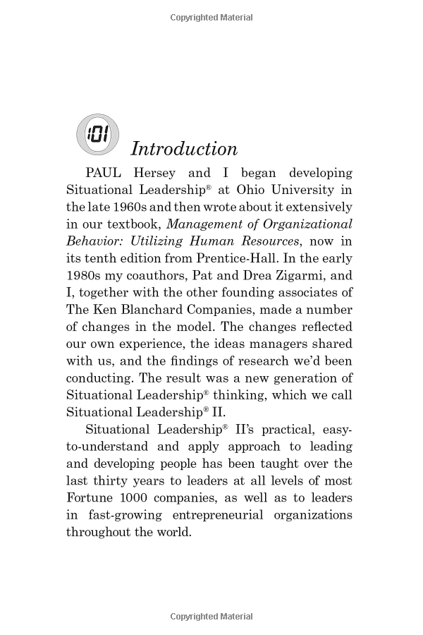leadership and the one minute manager updated ed: increasing effectiveness through situational leadership ii
