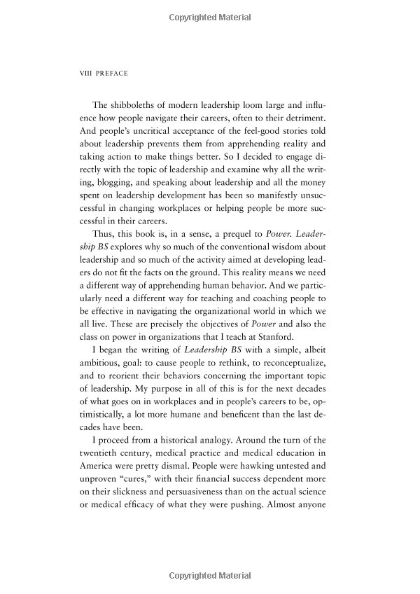 leadership bs : fixing workplaces and careers one truth at a time